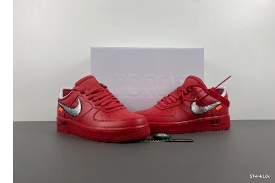  Air 1 Off-White Nike AO4297-600  Low  Force Red 0902